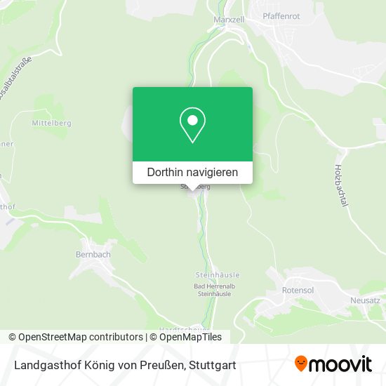 Landgasthof König von Preußen Karte