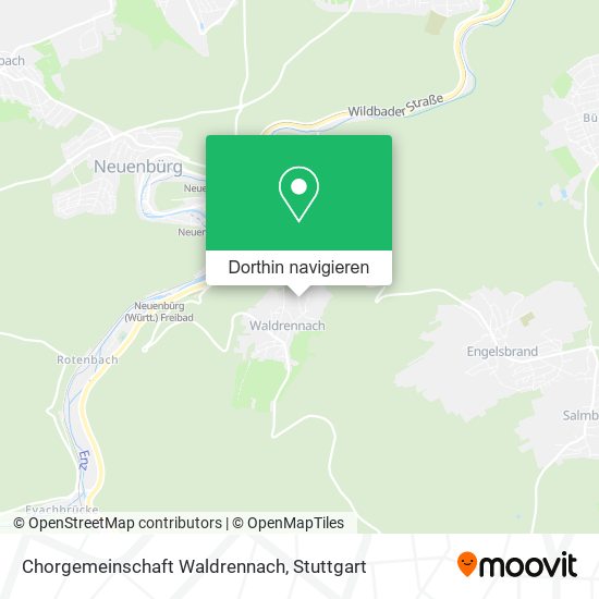 Chorgemeinschaft Waldrennach Karte