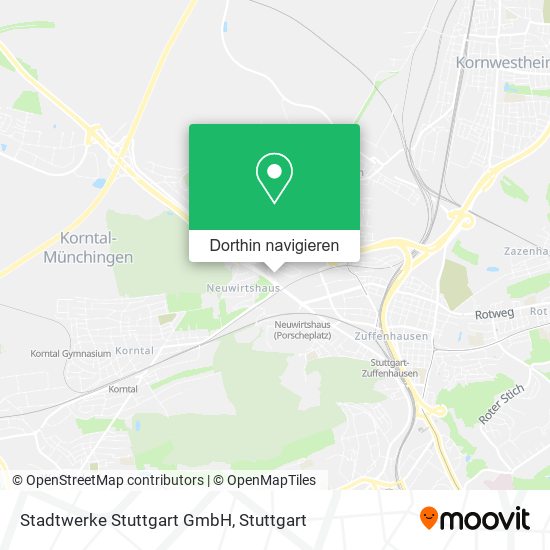 Stadtwerke Stuttgart GmbH Karte