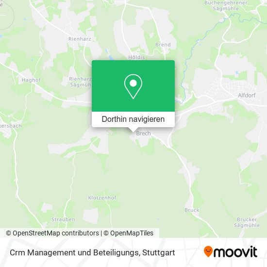 Crm Management und Beteiligungs Karte