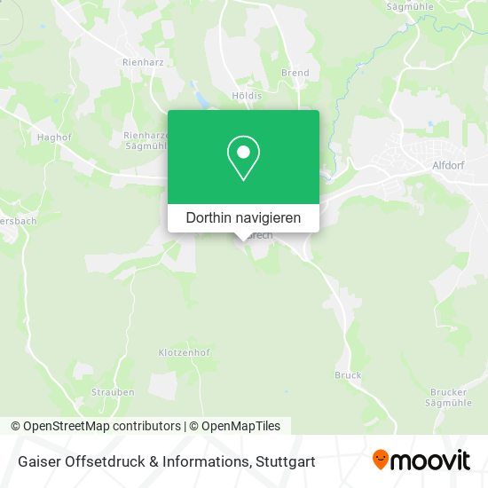 Gaiser Offsetdruck & Informations Karte