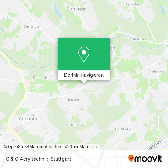 S & O Acryltechnik Karte