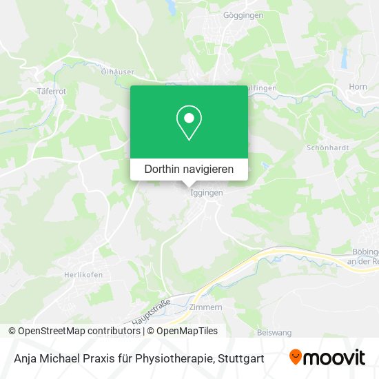 Anja Michael Praxis für Physiotherapie Karte
