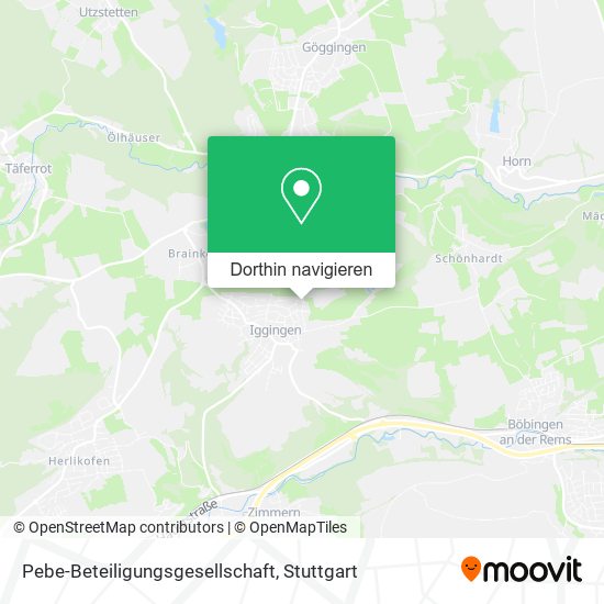 Pebe-Beteiligungsgesellschaft Karte
