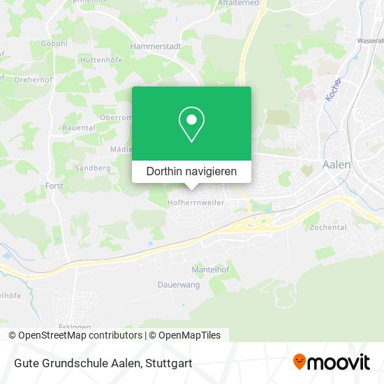 Gute Grundschule Aalen Karte