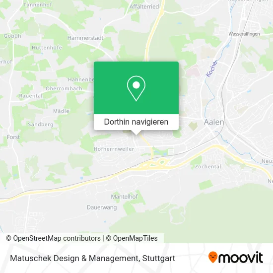 Matuschek Design & Management Karte