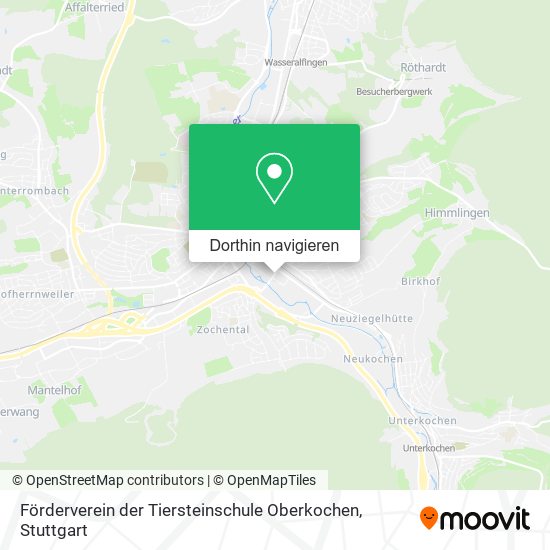 Förderverein der Tiersteinschule Oberkochen Karte