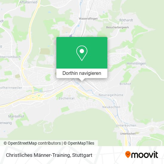 Christliches Männer-Training Karte