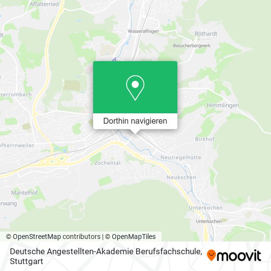 Deutsche Angestellten-Akademie Berufsfachschule Karte