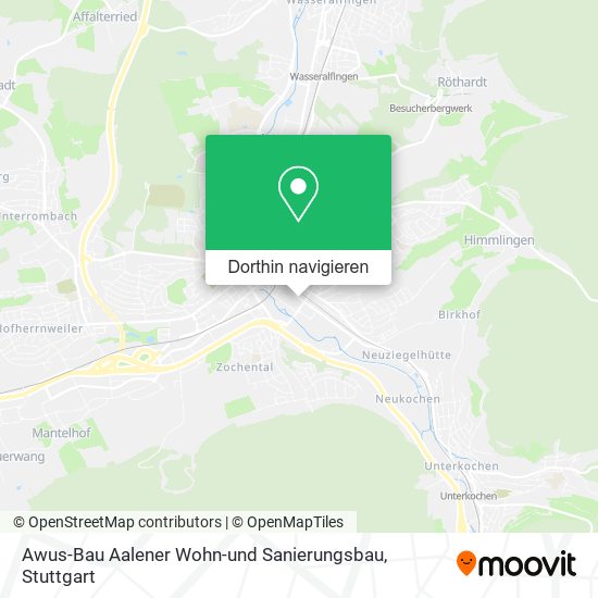 Awus-Bau Aalener Wohn-und Sanierungsbau Karte