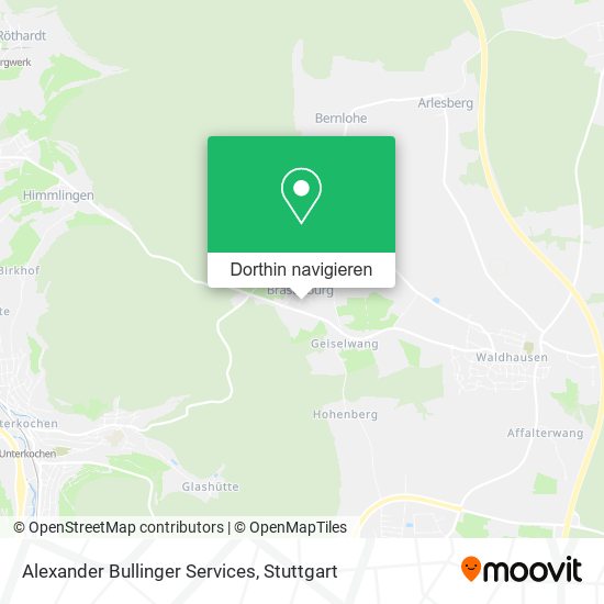 Alexander Bullinger Services Karte