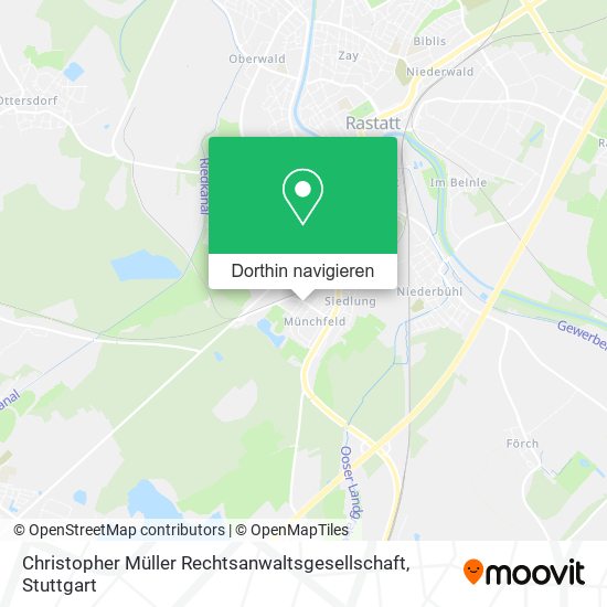 Christopher Müller Rechtsanwaltsgesellschaft Karte