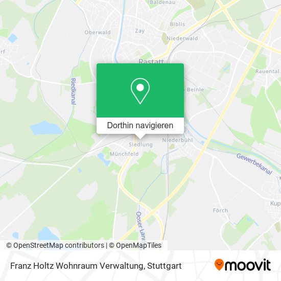 Franz Holtz Wohnraum Verwaltung Karte