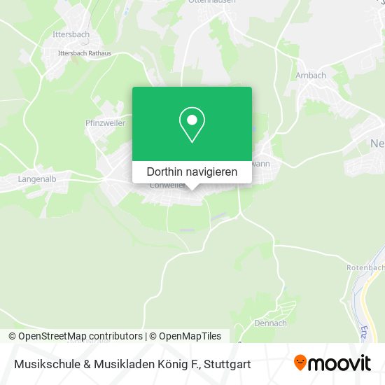 Musikschule & Musikladen König F. Karte