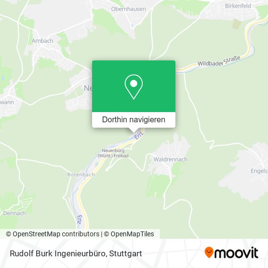 Rudolf Burk Ingenieurbüro Karte