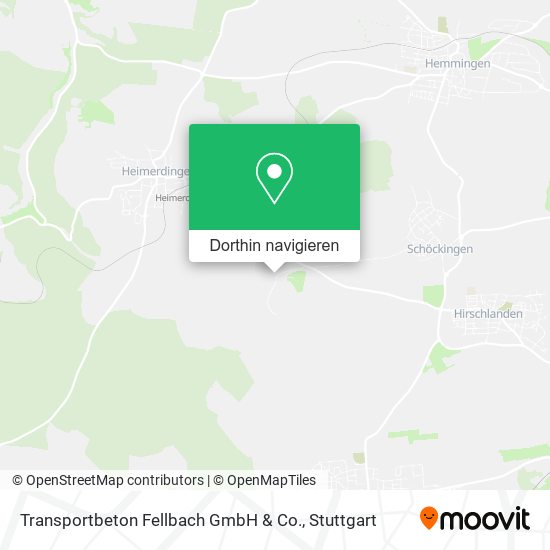 Transportbeton Fellbach GmbH & Co. Karte