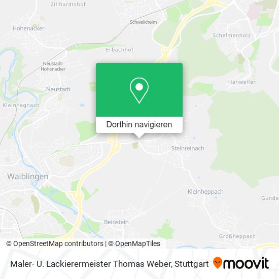 Maler- U. Lackierermeister Thomas Weber Karte