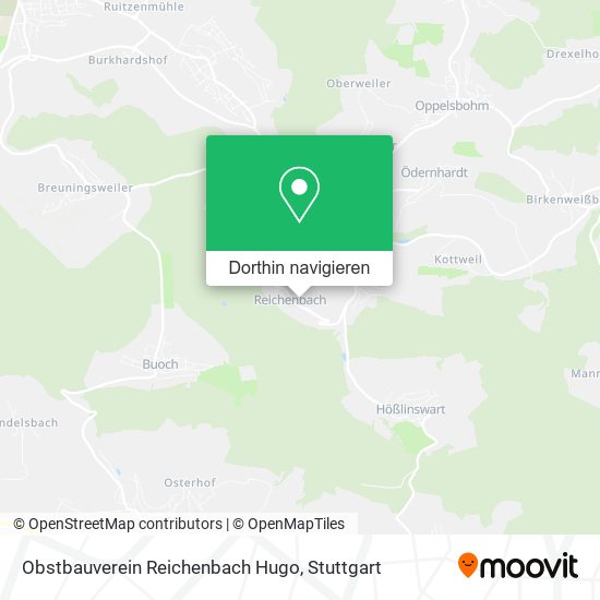 Obstbauverein Reichenbach Hugo Karte
