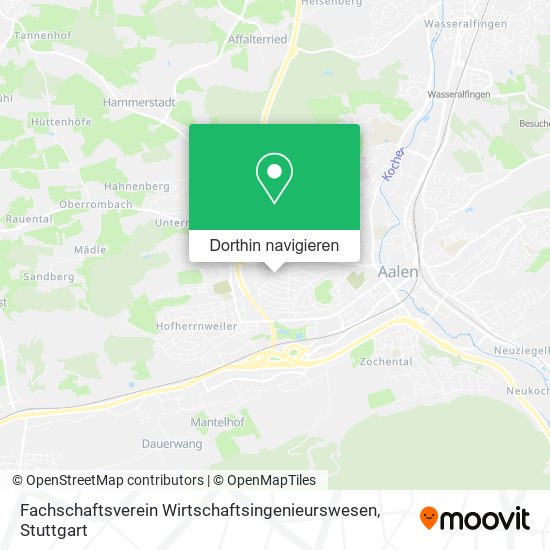 Fachschaftsverein Wirtschaftsingenieurswesen Karte