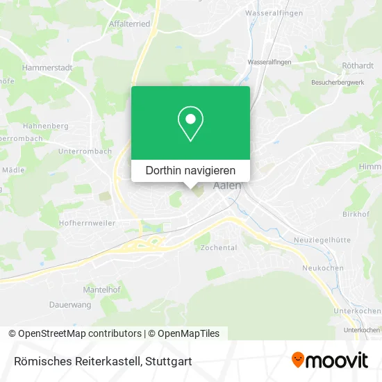 Römisches Reiterkastell Karte