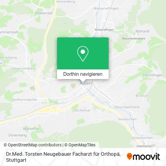Dr.Med. Torsten Neugebauer Facharzt für Orthopä Karte