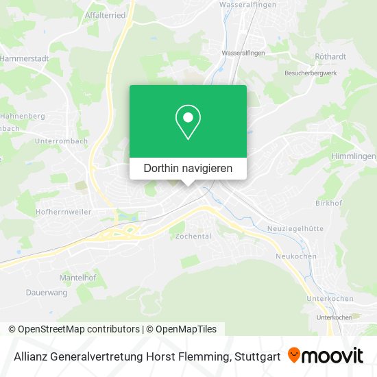 Allianz Generalvertretung Horst Flemming Karte