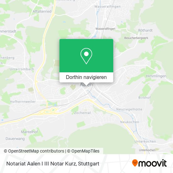 Notariat Aalen I III Notar Kurz Karte