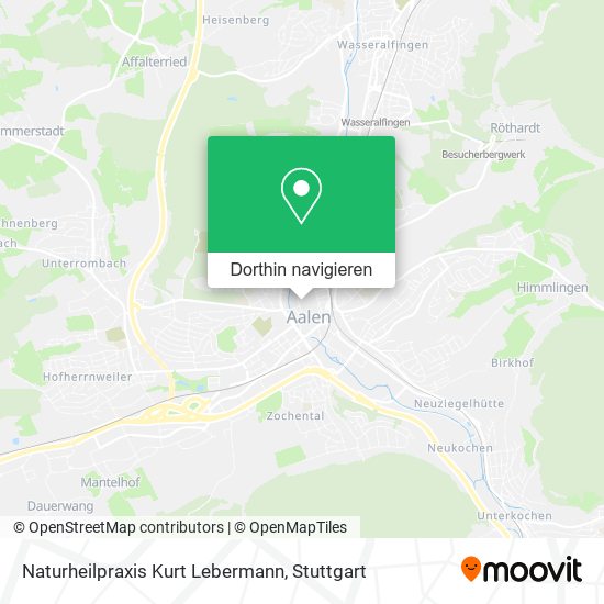 Naturheilpraxis Kurt Lebermann Karte