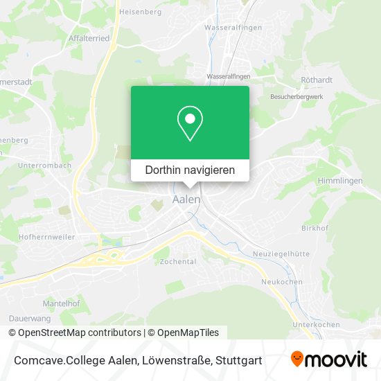 Comcave.College Aalen, Löwenstraße Karte
