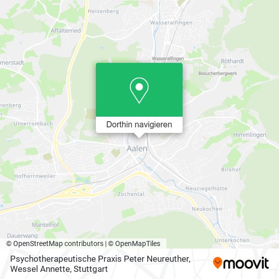 Psychotherapeutische Praxis Peter Neureuther, Wessel Annette Karte