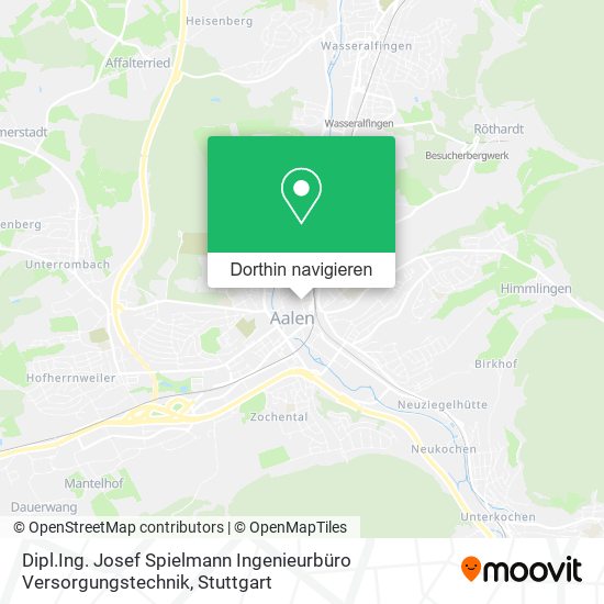 Dipl.Ing. Josef Spielmann Ingenieurbüro Versorgungstechnik Karte