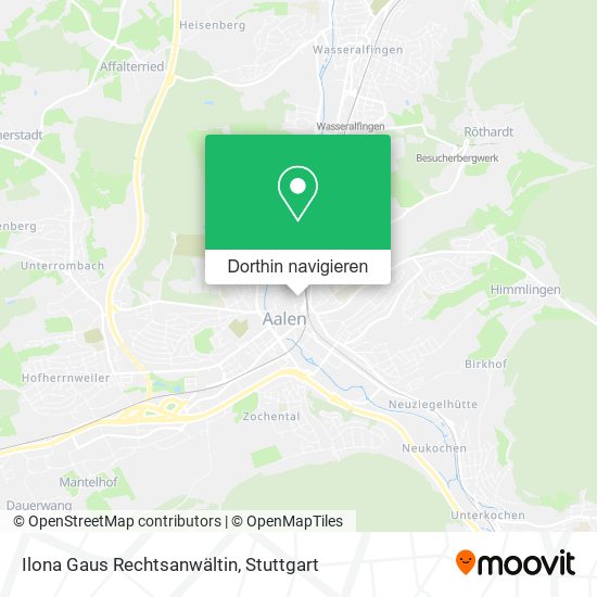 Ilona Gaus Rechtsanwältin Karte