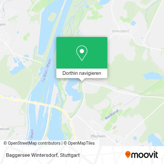 Baggersee Wintersdorf Karte