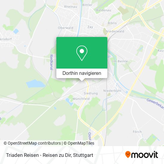 Triaden Reisen - Reisen zu Dir Karte