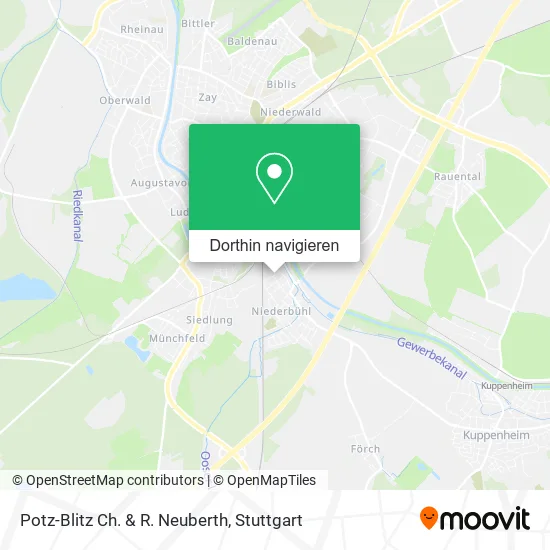 Potz-Blitz Ch. & R. Neuberth Karte