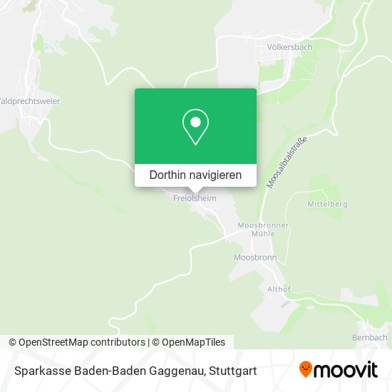 Sparkasse Baden-Baden Gaggenau Karte