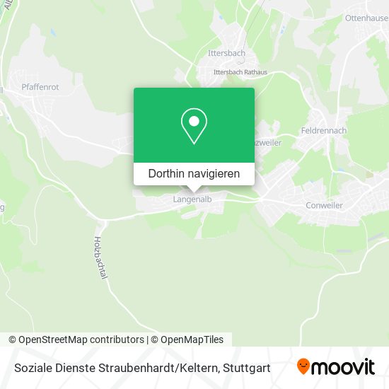 Soziale Dienste Straubenhardt / Keltern Karte