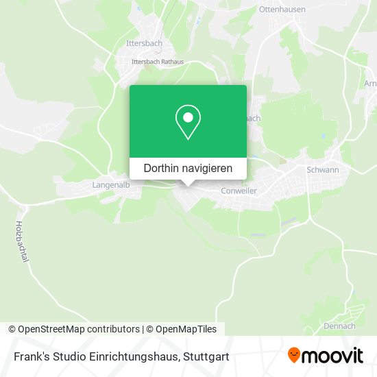 Frank's Studio Einrichtungshaus Karte