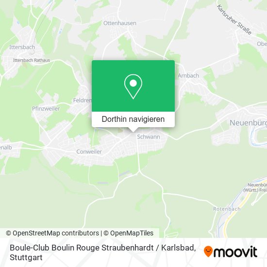 Boule-Club Boulin Rouge Straubenhardt / Karlsbad Karte