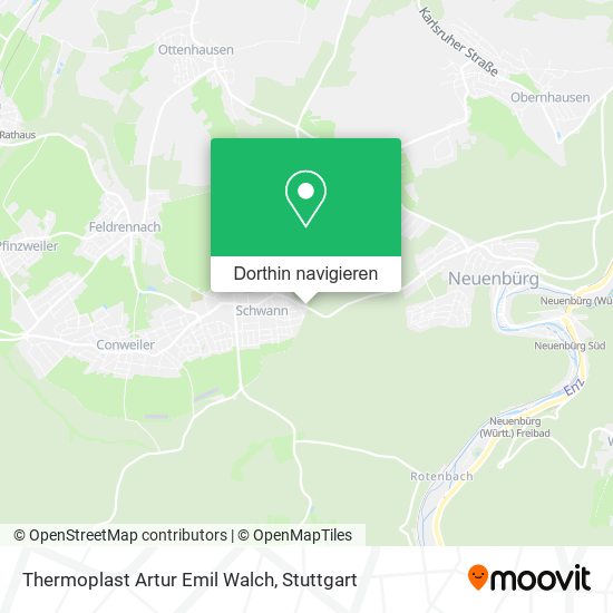 Thermoplast Artur Emil Walch Karte