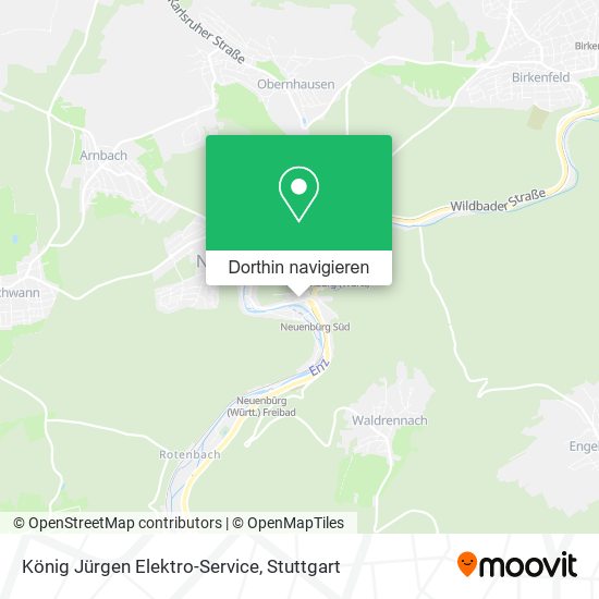 König Jürgen Elektro-Service Karte