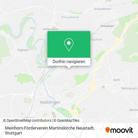Meinhorn-Förderverein Martinskirche Neustadt Karte