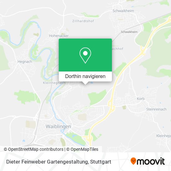 Dieter Feinweber Gartengestaltung Karte