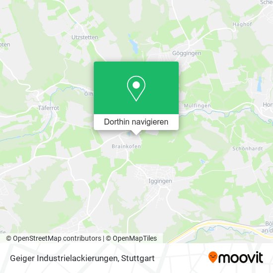 Geiger Industrielackierungen Karte