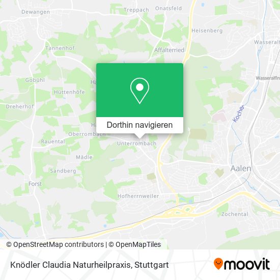Knödler Claudia Naturheilpraxis Karte