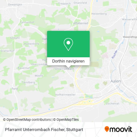 Pfarramt Unterrombach Fischer Karte