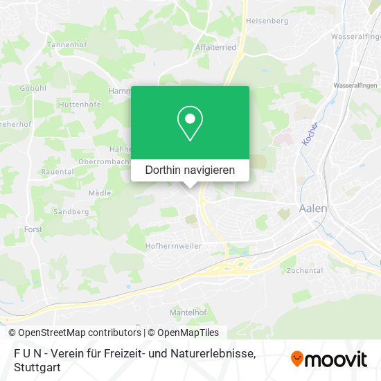 F U N - Verein für Freizeit- und Naturerlebnisse Karte