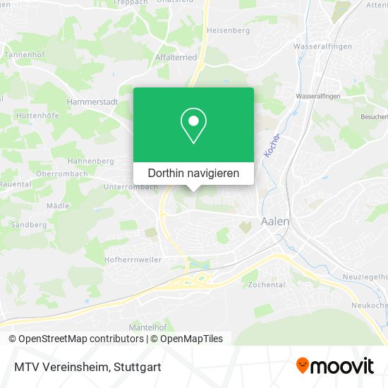 MTV Vereinsheim Karte