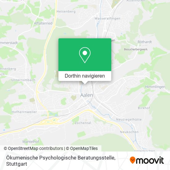 Ökumenische Psychologische Beratungsstelle Karte