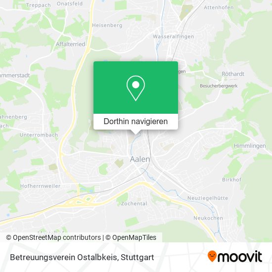 Betreuungsverein Ostalbkeis Karte
